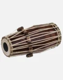 Chocolate brown with gatte wooden pakhawaj